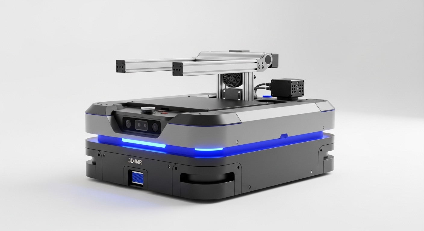 IronBov Latent Transport Robot - Industrial AMR for warehouse automation