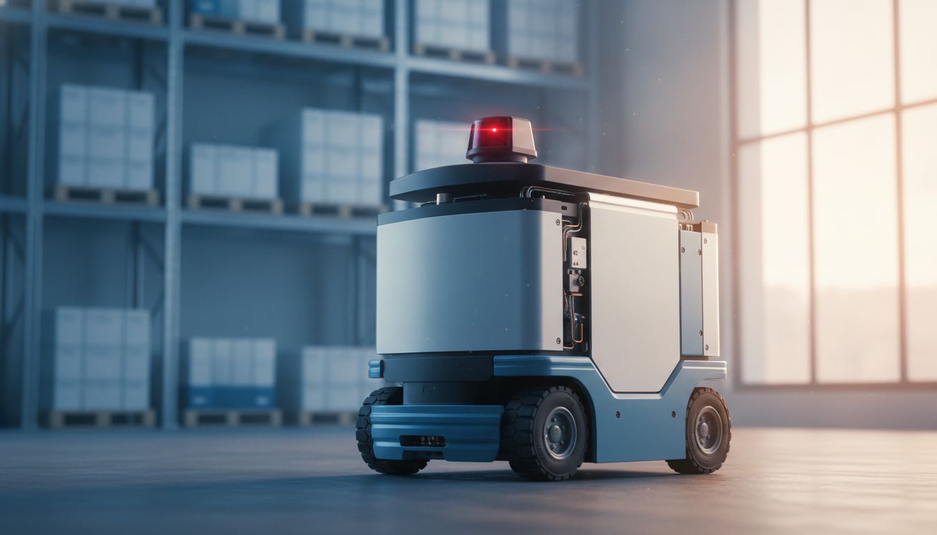 X-ant autonomous forklift with 2 ton payload and laser SLAM navigation